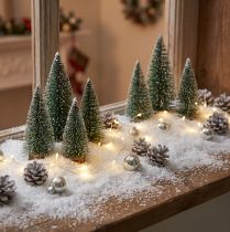 Itens Neve decorativa feita de PE neve branca fina artificial 75g