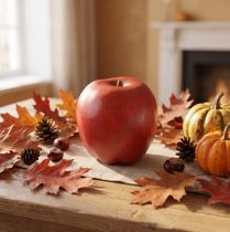 Itens Boneco decorativo de comida com frutas vermelhas e maçãs 9 cm