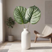 Itens Cesto Artificial Calathea Marante Plantas Artificiais Verde 51cm