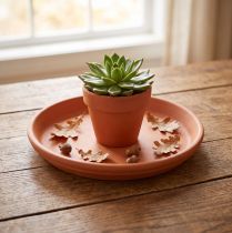 Itens Base para copos mediterrânea, tigela de cerâmica terracota Ø10,7cm
