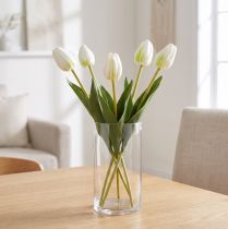 Itens Tulipas artificiais decorativas para um design de interiores elegante, 40 cm, 5 peças.