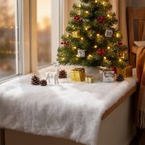 Itens Manta de neve deco tapete de neve artificial tapete de neve branco 200×50cm