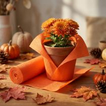 Itens Papel crepom florista laranja 50x250cm