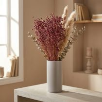 Itens Grama Seca Linho Seco Rosa Velho Alt.50–55cm 80g