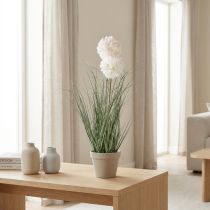 Itens Vasos de plantas artificiais barba de cabra plantas artificiais em vaso 58cm