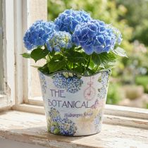 Itens Vaso de flores de plástico para hortênsias de verão Ø16,5cm Alt.13,5cm