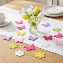 Itens Decoração Scatter Primavera Borboleta Flores 6 Cores 4cm 72 Pcs