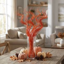 Itens Ting Ting Encaracolado 60cm Laranja 40 unidades
