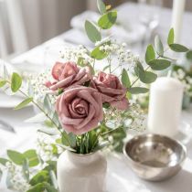 Itens Rosa de espuma Ø3,5cm rosa velho 48 unidades
