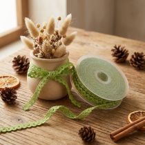 Itens Borda de renda fita de renda verde renda de crochê W9mm L20m