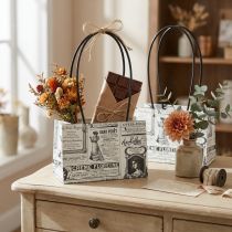 Itens Sacolas de presente de papel 13,5×22cm 10 unidades