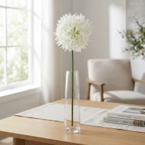 Itens Cebola Ornamental Allium branco artificial Ø12cm Alt.62cm