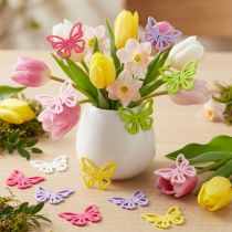 Itens Borboletas de feltro coloridas – Borboletas decorativas de primavera 6 cores 4cm 72 unidades