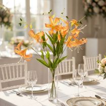 Itens Lírios artificiais, decoração para casamentos e eventos, 77 cm, 4 peças