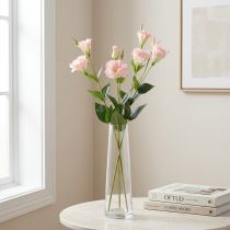 Itens Lysianthus artificial rosa 87,5cm