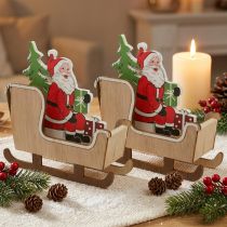 Itens Trenó Deco com Papai Noel Trenó de Natal 10cm 2uds
