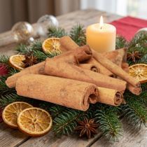 Itens Paus de canela 5cm Canela seca Decoração de Natal 500g