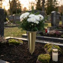 Itens Vaso grave de ouro 28,5cm