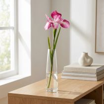 Itens Íris rosa artificial 78 cm
