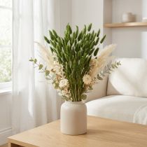 Itens Grama Rabo de Coelho (Lagurus) Verde Decorativa Seca 50-60cm 50g Flores Secas