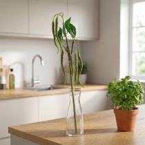 Itens Ramo decorativo de pimentão planta artificial calabresa verde vermelho 78cm