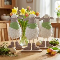 Itens Decoração de Páscoa ovelhas decoração de mesa Figuras de decoração de Páscoa 37cm 3 peças