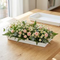 Itens Tigela plug-in OASIS® branca 23 cm x 11,5 cm x 2,5 cm 5 unidades