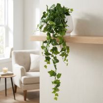 Itens Hera artificial verde 90cm Planta artificial como de verdade!