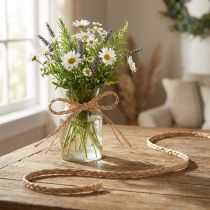 Itens Fita de palha fita decorativa trançada fita de joias natural W2cm L4m
