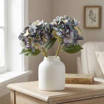 Itens Flores artificiais em hortênsia azul grandes Ø15cm C58cm 2 unidades