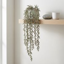 Itens Gavinha suculenta pendurada verde, bronze metálico 114 cm
