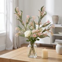 Itens Folhas de galhos artificiais de eucalipto brotos 75cm 2 unidades