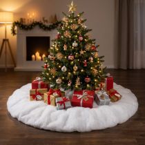 Itens Manta de árvore de Natal redonda com base de neve Ø100cm
