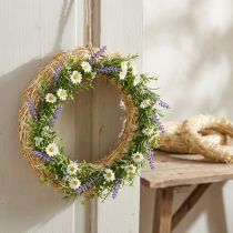 Itens Anel de palha para artesanato, ideal para decorações DIY e arranjos florais, 15/3 cm, 10 unidades.