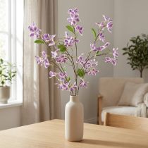 Itens Ramo de Clematis Artificial, Decoração de Mesa Duradoura, 110cm, 3 Peças
