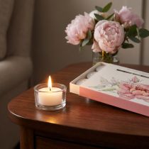 Itens Velas perfumadas luzes de chá peônia rosa peônia blush Ø3,5cm 12 unidades