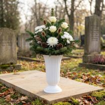 Itens Vaso Lilia branco Ø23cm 1ud