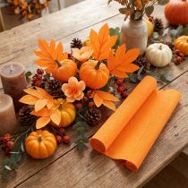 Itens Papel crepom florista laranja claro 50x250cm