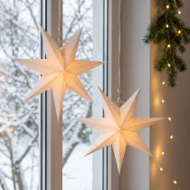 Itens Janela poinsétia, estrelas de papel Natal, estrela dobrável Ø21cm 4 unidades