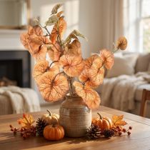 Itens Heuchera com Folhas Redondas Artificiais - Outono - 66cm