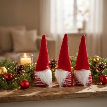 Itens Deco elfo, decoração de Natal, Advento Alt 17 cm B6 cm 3 unidades