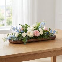 Itens Bandeja oval de madeira, com acabamento esmaltado marrom escuro, bandeja decorativa, 40×12cm
