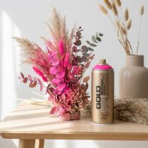 Itens Tinta spray fluorescente rosa neon Montana Cans 400ml