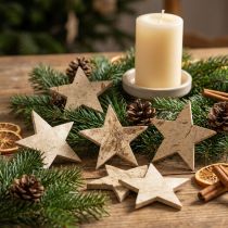 Itens Coconut star nature 5cm 50pcs decoração de Natal decoração de mesa