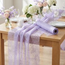 Itens Caminho de mesa Deco fleece Sizoweb roxo claro 30cm 25m