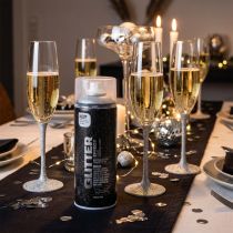 Itens Spray Glitter Silver Montana Effect Glitter Spray Tinta Spray 400ml