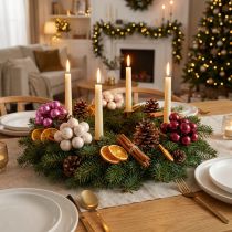 Itens Mini bolas de Natal em arame Berry Mix Ø20mm 140 un