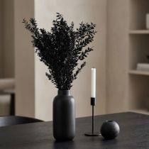 Itens Ramos de ruscus, ramos decorativos, flores secas, preto – 2ª opção – 200g