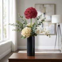 Itens Allium em alho ornamental artificial Bordeaux Ø18cm C90cm