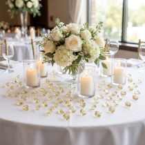Itens Decoração Diamantes Decoração Casamento Champanhe 12mm 150 Pcs